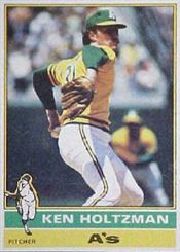 1976 Topps Baseball Cards      115     Ken Holtzman